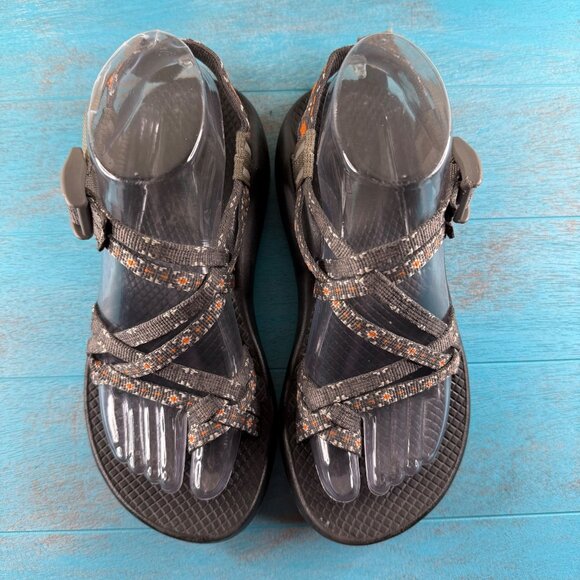CHACO Womens ZX2 Classic Strappy Sandals Shoes Gray Size 7 - Picture 2 of 10
